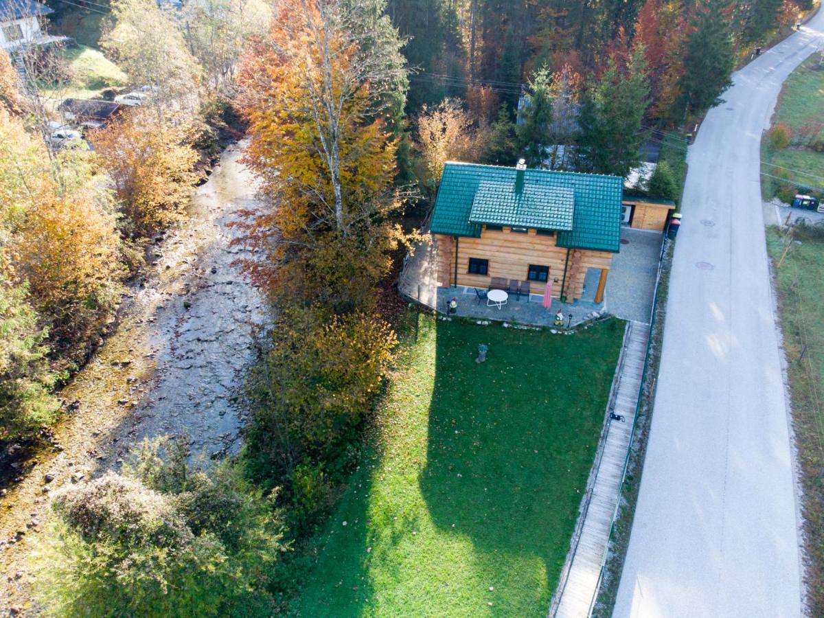 Ferienwohnungen Blockhaus - Zwergenhaeusl Grünau im Almtal 外观 照片