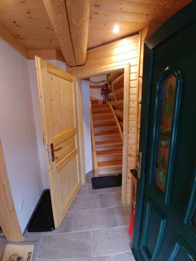 Ferienwohnungen Blockhaus - Zwergenhaeusl Grünau im Almtal 外观 照片