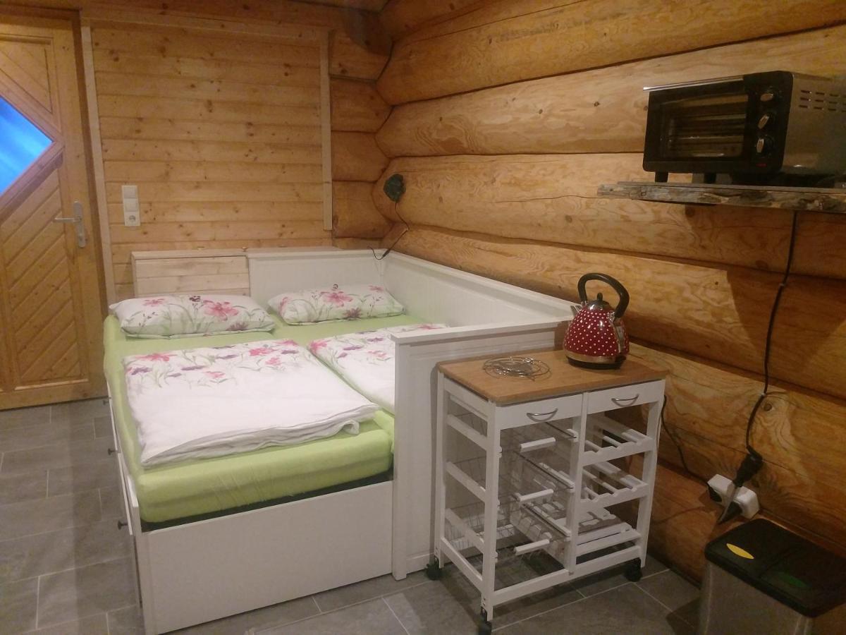 Ferienwohnungen Blockhaus - Zwergenhaeusl Grünau im Almtal 外观 照片